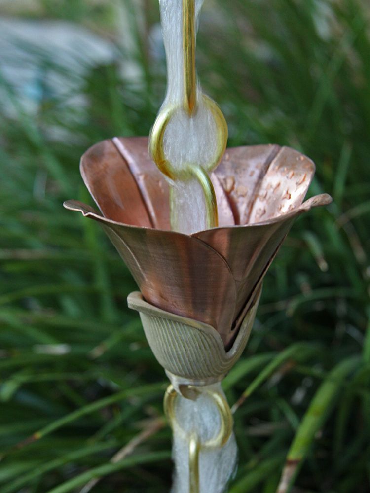 Kanji Cups no. 2 Pure Copper and Brass 3126-2