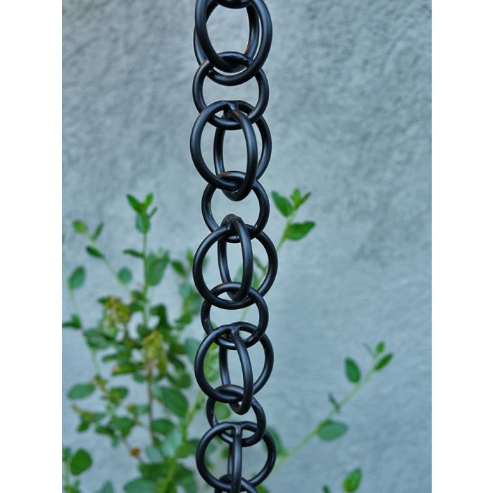 Powder Coated Black Aluminum Double Loops Link Chain 3130-BLK