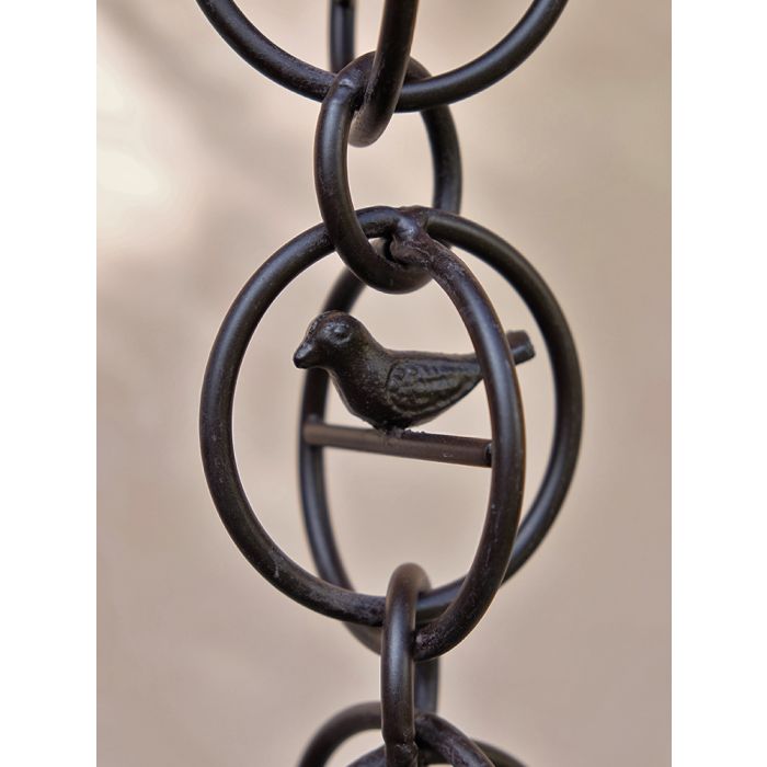 Bird in a Cage™ Link Chain Powder Coated Bronze Aluminum  3130-BIC-BRZ