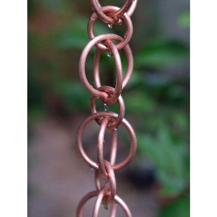 Double Loops Unfinished Copper Link Chain #3130-COP