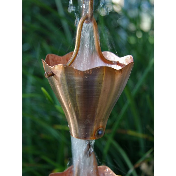 Star Flower Cups Unfinished Copper  3146-COP