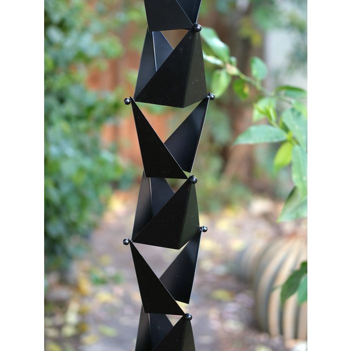 Origami™ Rain Chain black powder coat