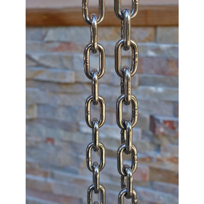 Stainless Steel 1/4" Link Chain #SS-02 Welded and Polished