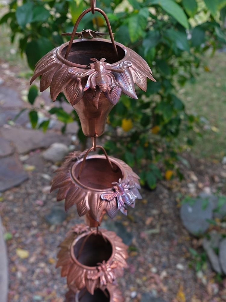 Pure Unfinished Copper Sunflower Cups #SU-43