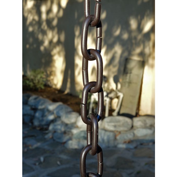 T4-BRZ Aluminum Link Chain Powder Coated Bronze