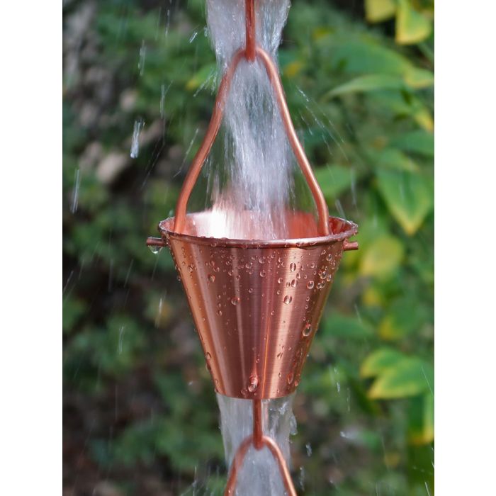 Steel Cups Copper Plated  #Y9002-COP